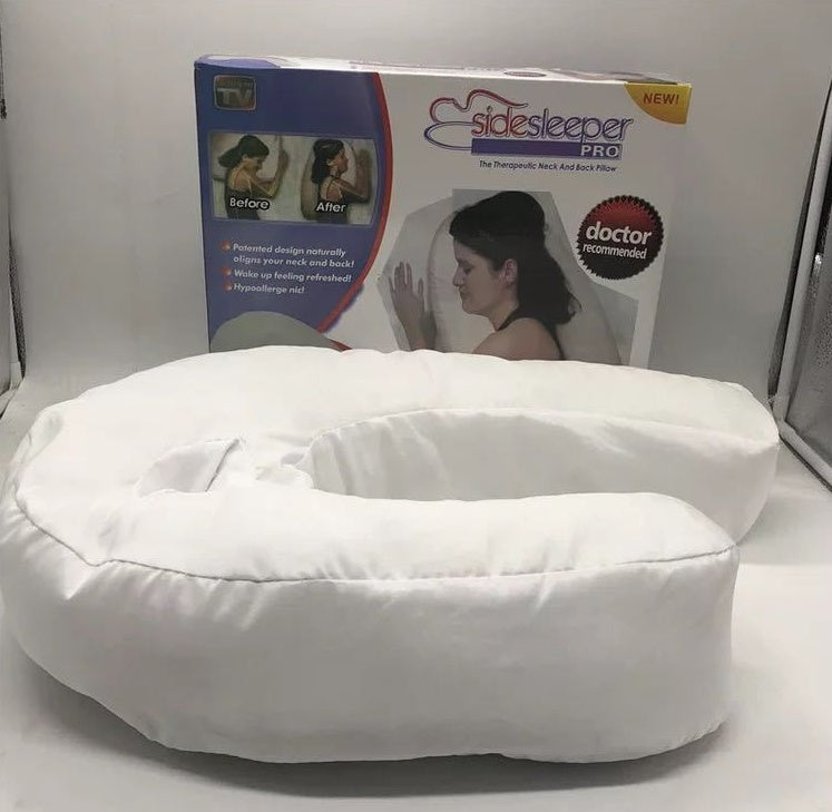 Cotton Pillow Side Sleeper Pillows Neck & Back Pillow Hold Neck Spine Protection Cotton Pillow Health Care - 𝓢𝓱𝓸𝓹𝓵𝓮𝓬𝔂