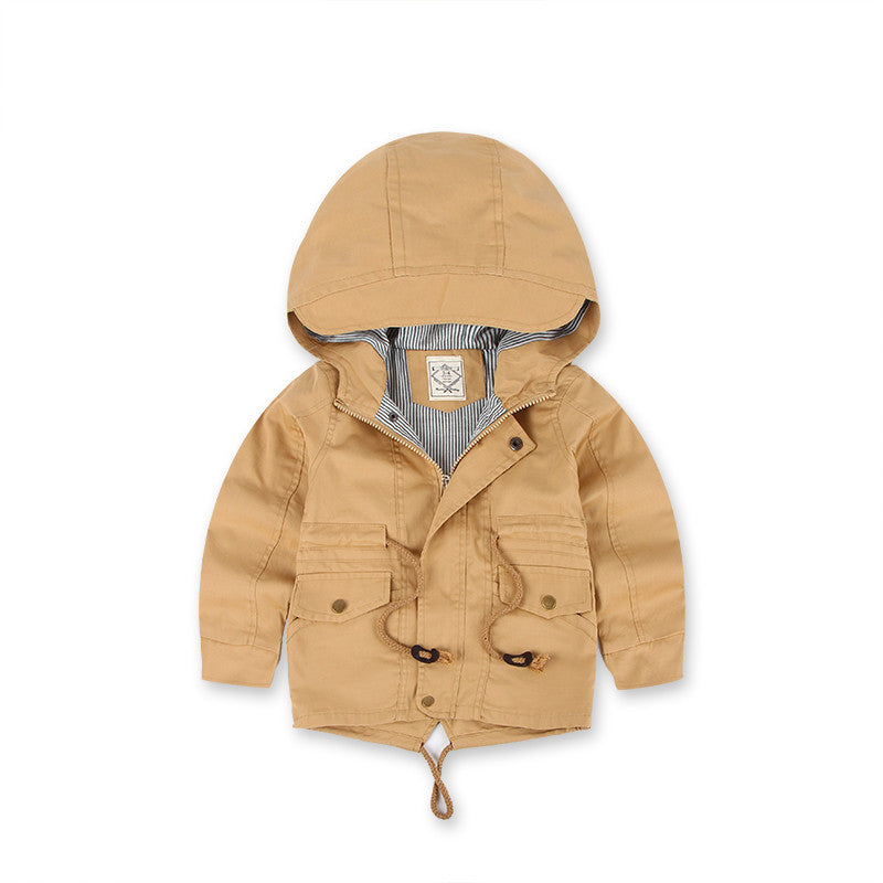 LM 6035 Europe And American Wind Boy's Coat And Cashmere Boy's Windcoat For Autumn And Winter Children's Clothes - 𝓢𝓱𝓸𝓹𝓵𝓮𝓬𝔂