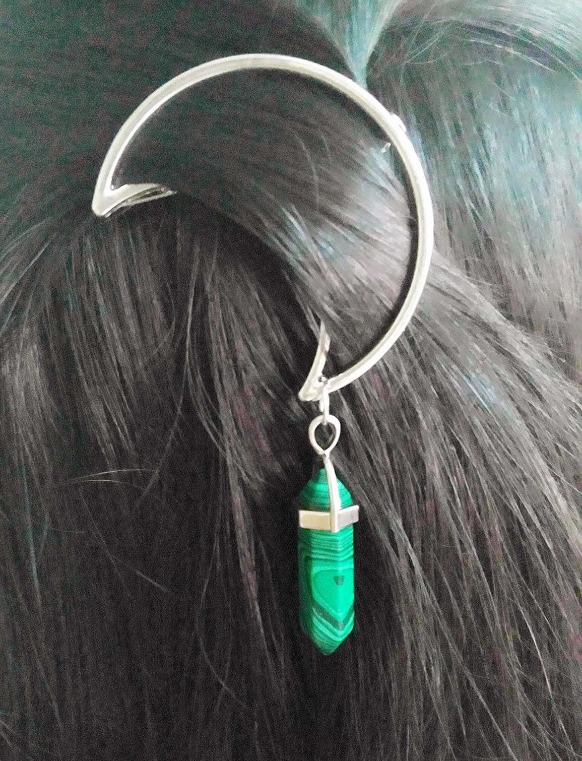 Moon hexagonal hairpin - 𝓢𝓱𝓸𝓹𝓵𝓮𝓬𝔂