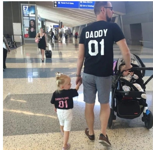 Pink word parent-child family outfit - 𝓢𝓱𝓸𝓹𝓵𝓮𝓬𝔂