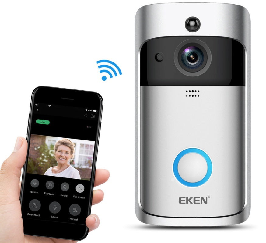Video Doorbell Smart Wireless WiFi Security Door Bell - 𝓢𝓱𝓸𝓹𝓵𝓮𝓬𝔂