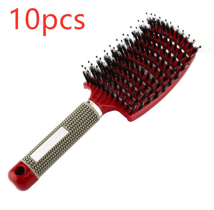 Hairbrush Anti Klit Brushy Haarborstel Women Detangler Hair Brush Bristle Nylon Scalp Massage  Teaser Hair Brush Comb - 𝓢𝓱𝓸𝓹𝓵𝓮𝓬𝔂