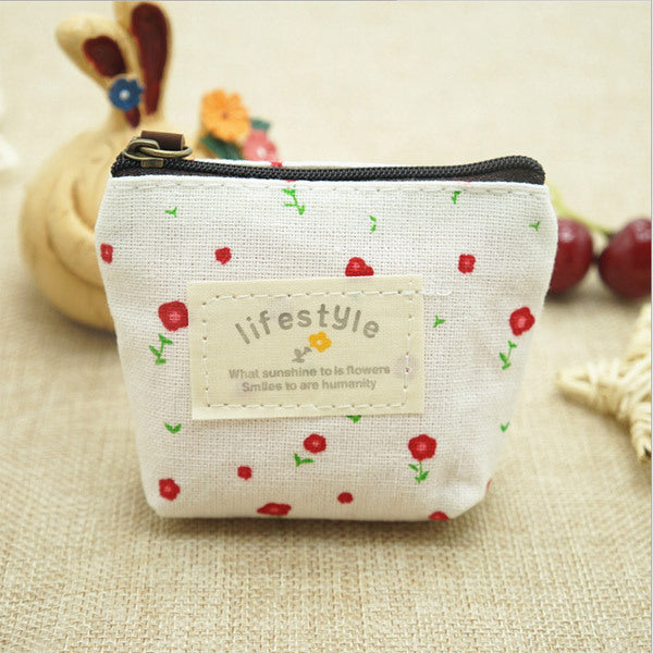 Korean version of fashion new Zakka mini and small zero purse lovely cartoon printing key package coin package wholesale T - 𝓢𝓱𝓸𝓹𝓵𝓮𝓬𝔂