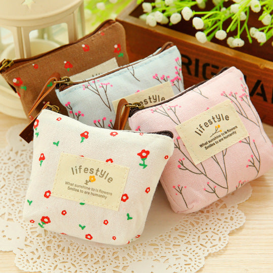 Korean version of fashion new Zakka mini and small zero purse lovely cartoon printing key package coin package wholesale T - 𝓢𝓱𝓸𝓹𝓵𝓮𝓬𝔂