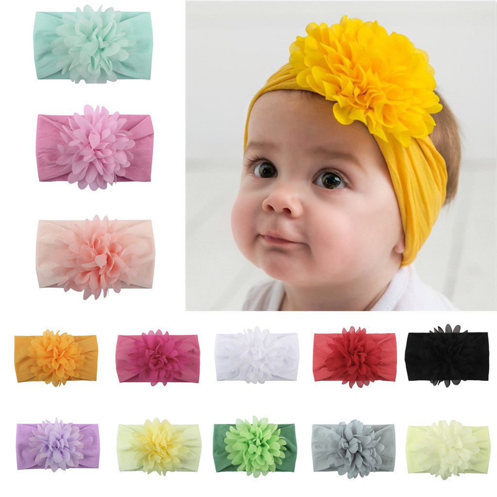 Creative Chiffon Flower Headband Baby Hair Accessories Cute Princess Headband - 𝓢𝓱𝓸𝓹𝓵𝓮𝓬𝔂