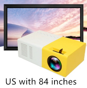 Portable Projector 3D Hd Led Home Theater Cinema HDMI-compatible Usb Audio Projector Yg300 Mini Projector - 𝓢𝓱𝓸𝓹𝓵𝓮𝓬𝔂