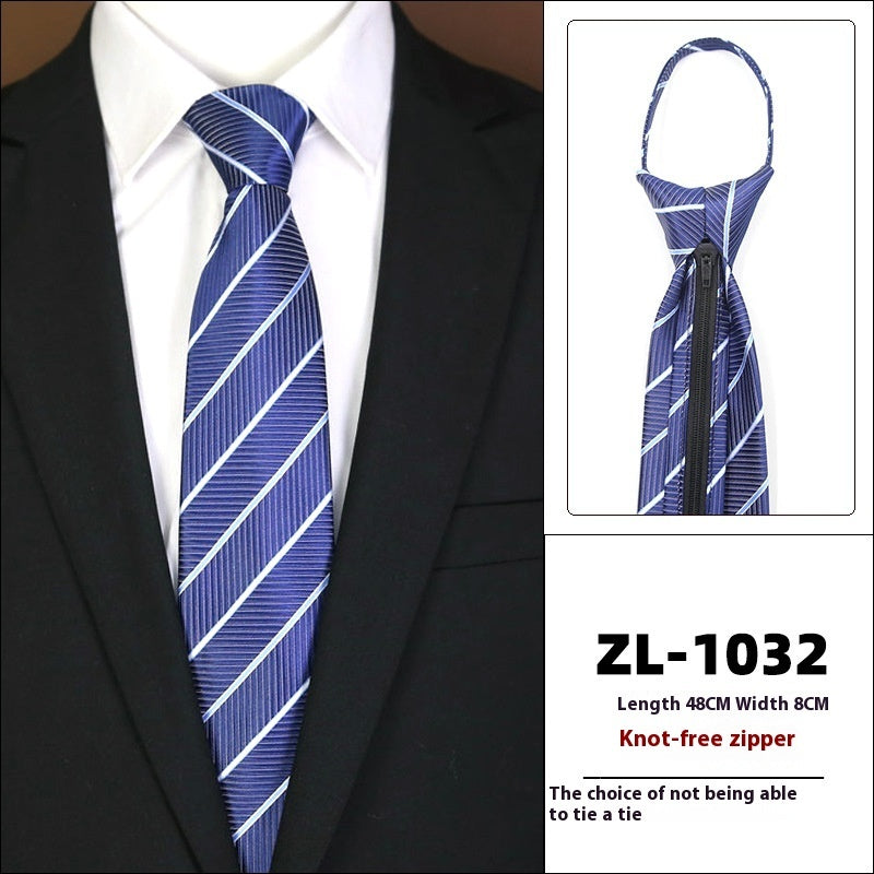 Men's Formal Wear Business Zipper Tie-free - 𝓢𝓱𝓸𝓹𝓵𝓮𝓬𝔂
