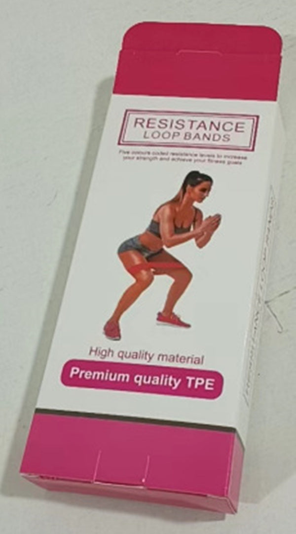 5 Level Resistance Rubber Bands Yoga Training Elastic Bands - 𝓢𝓱𝓸𝓹𝓵𝓮𝓬𝔂