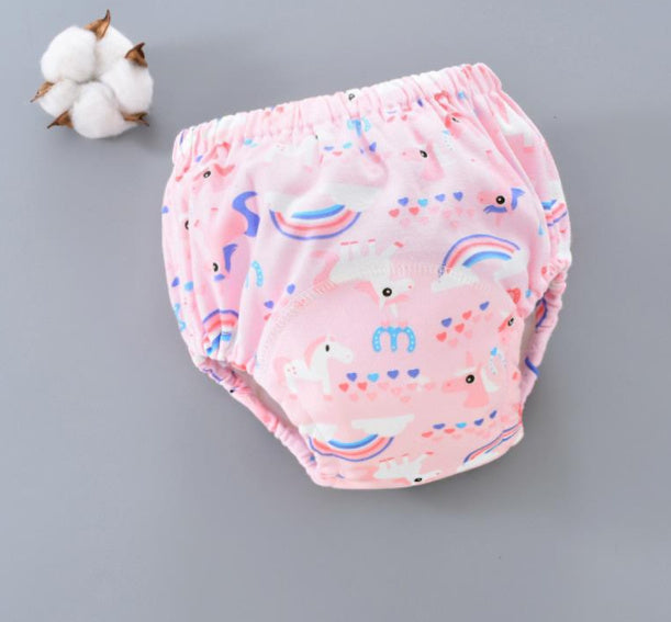 Baby Training Pants Washable 6-layer Gauze Diaper Cover - 𝓢𝓱𝓸𝓹𝓵𝓮𝓬𝔂