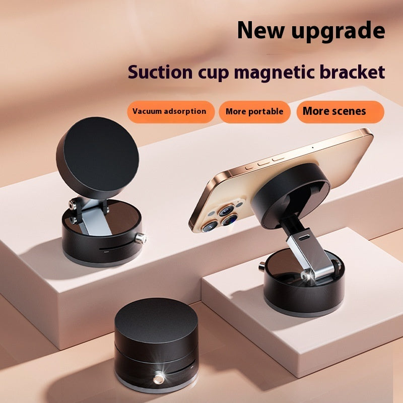 Foldable Magnetic Vacuum Car Phone Holder Foldable Suction Cup With Suction Cup Hands-Free Navigation For Smart Phone - 𝓢𝓱𝓸𝓹𝓵𝓮𝓬𝔂