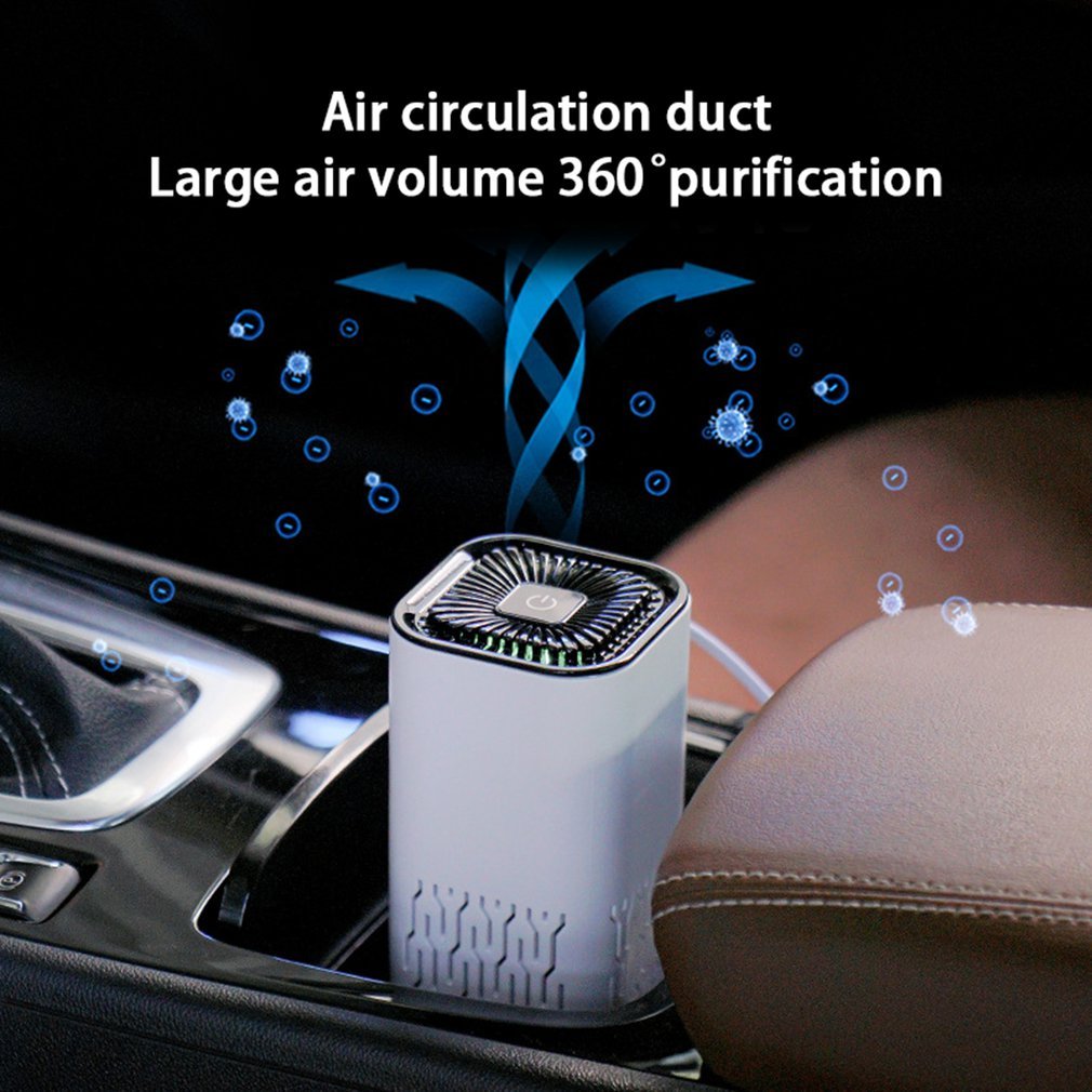 Car Air Purifier Portable Negative Ion Generator Remove Formaldehyde Dust Smoke Air Freshen Washer For Home Car - 𝓢𝓱𝓸𝓹𝓵𝓮𝓬𝔂