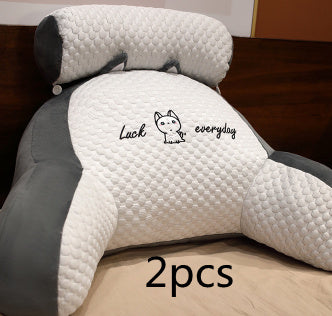 Sofa Fluffy Cushion Luncheon Pillow Triangle Reading Cushion Bedside Soft Large Backrest Lumbar Cushion Office Chair Cushion - 𝓢𝓱𝓸𝓹𝓵𝓮𝓬𝔂