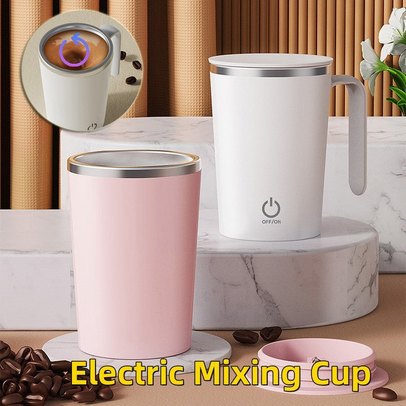 Kitchen Electric Mixing Cup Stirring Coffee Cup Automatic Mixing Mugs Cup Lazy Rotating Magnetic Water Cup - 𝓢𝓱𝓸𝓹𝓵𝓮𝓬𝔂