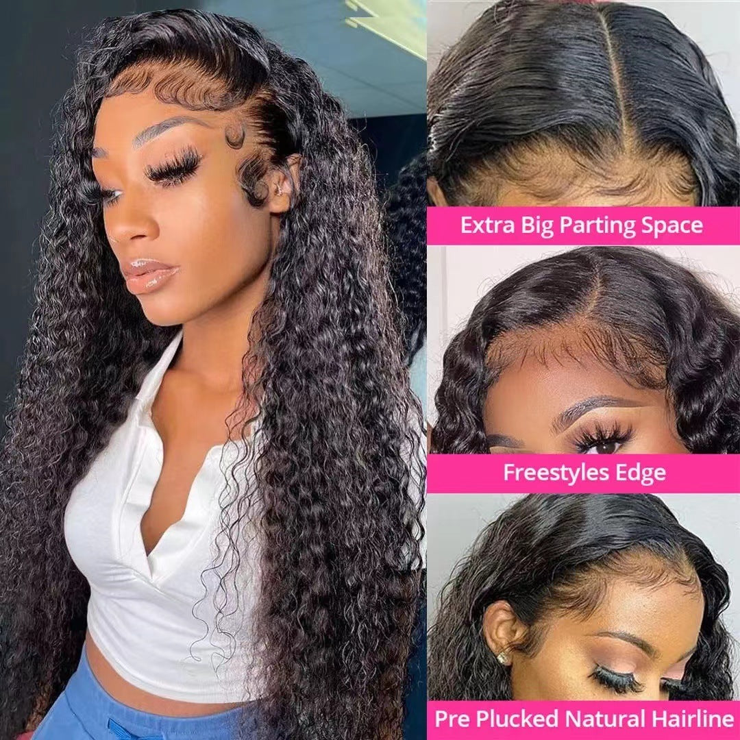Women's Wigs With Small Curly Hair Front Lace - 𝓢𝓱𝓸𝓹𝓵𝓮𝓬𝔂