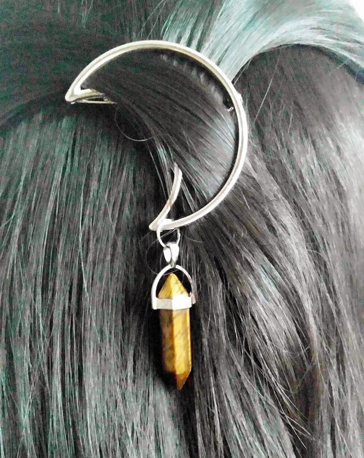 Moon hexagonal hairpin - 𝓢𝓱𝓸𝓹𝓵𝓮𝓬𝔂