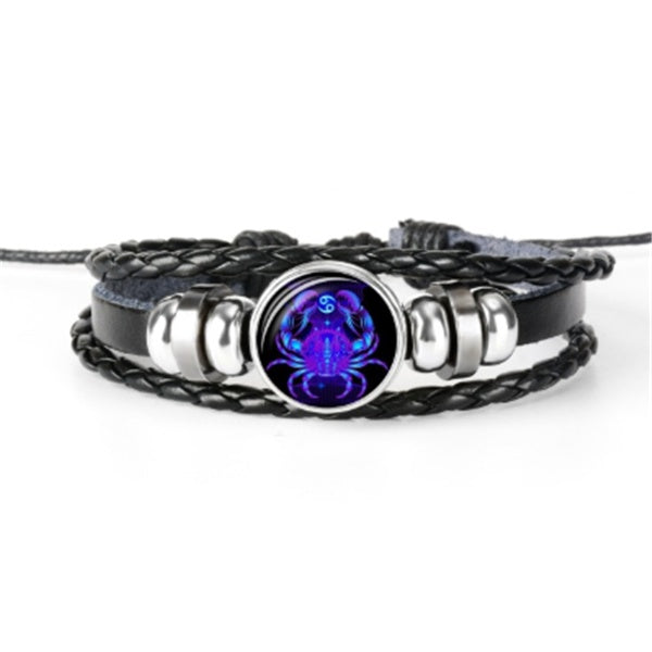 Zodiac Constellation Bracelet Braided Design Bracelet For Men Women Kids - 𝓢𝓱𝓸𝓹𝓵𝓮𝓬𝔂