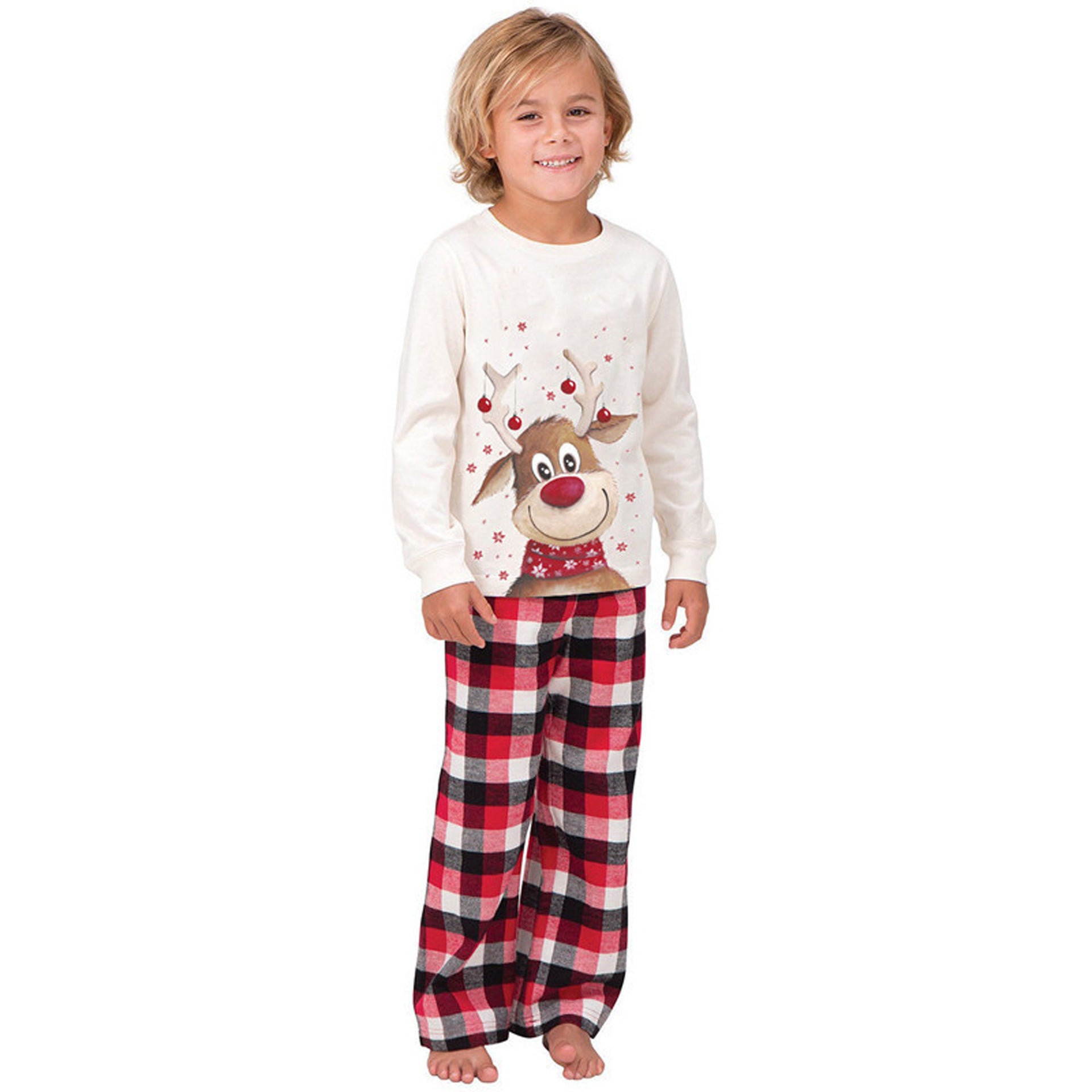 Elk Print Christmas Parent-child Outfit - 𝓢𝓱𝓸𝓹𝓵𝓮𝓬𝔂