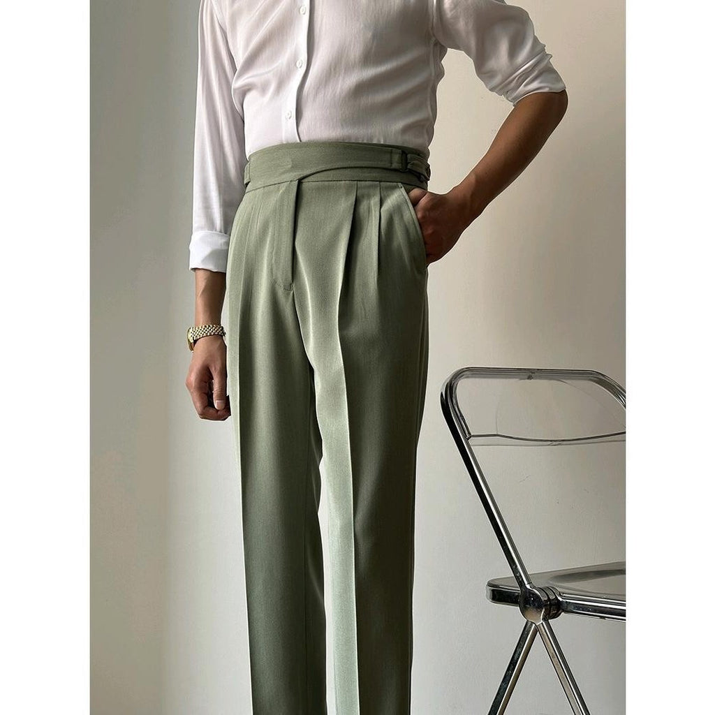 High Waist Slim Fit Business Casual Trousers - 𝓢𝓱𝓸𝓹𝓵𝓮𝓬𝔂