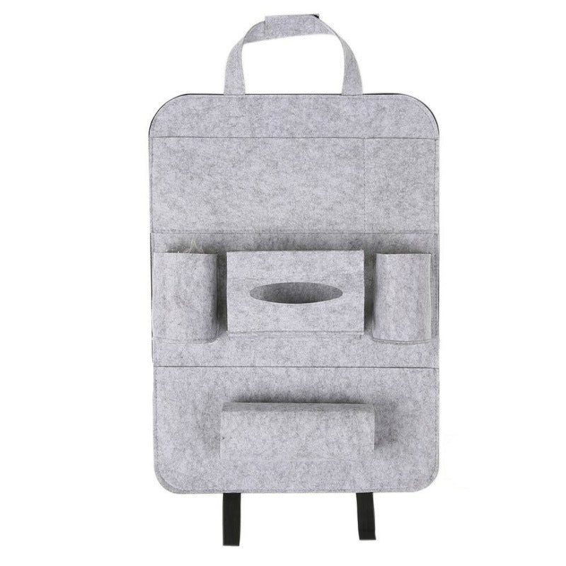 Auto Car Backseat Organizer Car-Styling Holder Multi-Pocket Seat Wool Felt Storage Multifunction Vehicle Accessories Bag - 𝓢𝓱𝓸𝓹𝓵𝓮𝓬𝔂