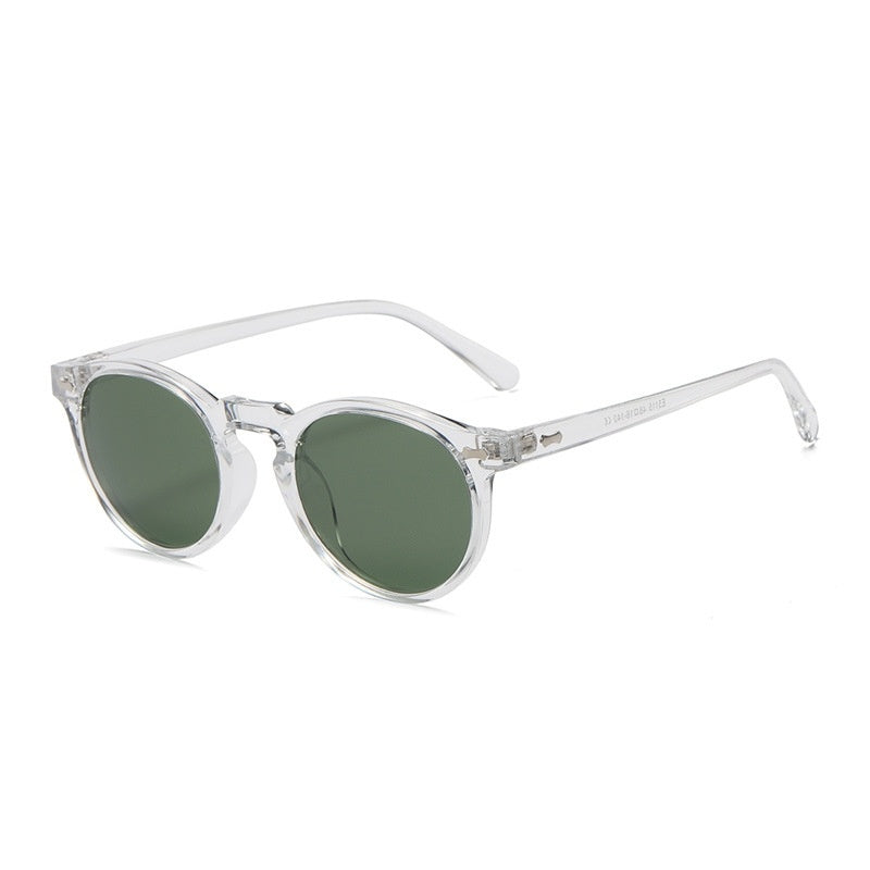 Literary retro round Japanese and Korean fashionable rice nail sunglasses - 𝓢𝓱𝓸𝓹𝓵𝓮𝓬𝔂