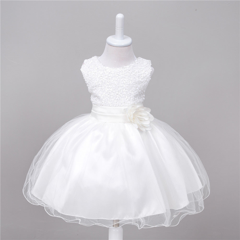Baby Sequin Dress Flower Girl Wedding Princess Dress - 𝓢𝓱𝓸𝓹𝓵𝓮𝓬𝔂