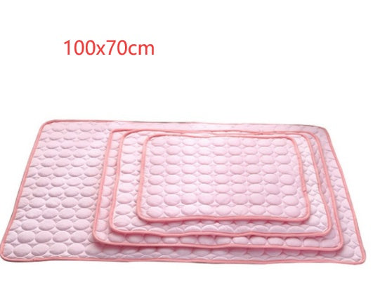 Pet Dog Cat Ice Silk Cold Nest Pad For Cooling In Summer - 𝓢𝓱𝓸𝓹𝓵𝓮𝓬𝔂