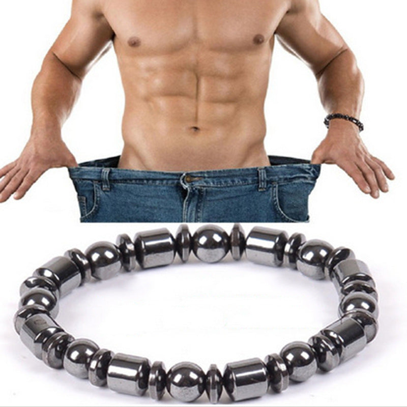 Weight Loss Black Stone Magnetic Therapy Braclet - 𝓢𝓱𝓸𝓹𝓵𝓮𝓬𝔂