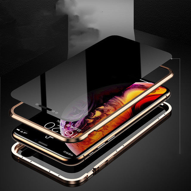 Phone Case Anti-peep Magnetic Protective Shell Magnetic Privacy Glass Case For Phone - 𝓢𝓱𝓸𝓹𝓵𝓮𝓬𝔂