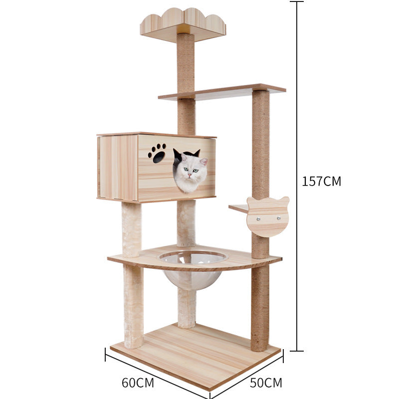 Cat Crawl Nest Scratching Board Tree Supplies Pet Toy Space Capsule - 𝓢𝓱𝓸𝓹𝓵𝓮𝓬𝔂