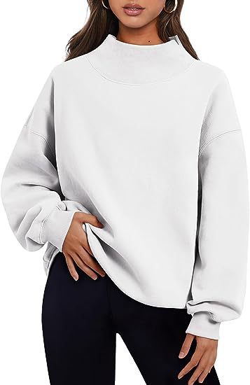 Pullover Sweatshirt Solid Color Loose Tops Round Neck Hoodie Women Thick Clothing - 𝓢𝓱𝓸𝓹𝓵𝓮𝓬𝔂