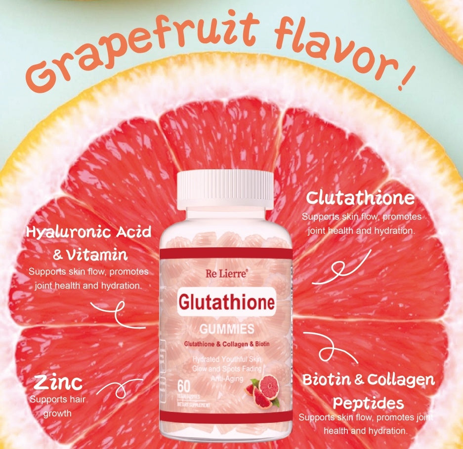 Glutathione Collagen Gummies Grapefruit Flavor - 𝓢𝓱𝓸𝓹𝓵𝓮𝓬𝔂
