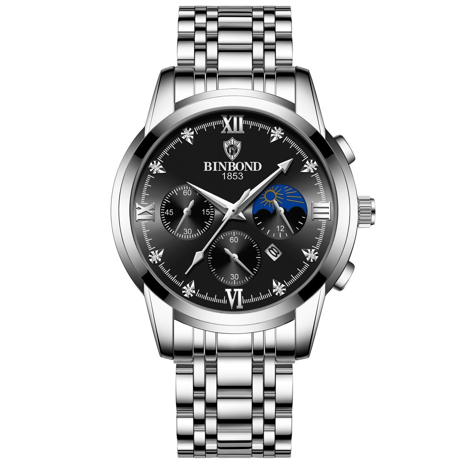 Waterproof Luminous Calendar Men's Fashion Genuine Leather Watch - 𝓢𝓱𝓸𝓹𝓵𝓮𝓬𝔂