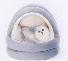 High Quality Cat House Beds Kittens Pet Cats Sofa Mats Cozy Bed Toy Dog for Small Kennel Home Cave Sleeping Nest Indoor Products - 𝓢𝓱𝓸𝓹𝓵𝓮𝓬𝔂