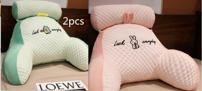 Sofa Fluffy Cushion Luncheon Pillow Triangle Reading Cushion Bedside Soft Large Backrest Lumbar Cushion Office Chair Cushion - 𝓢𝓱𝓸𝓹𝓵𝓮𝓬𝔂