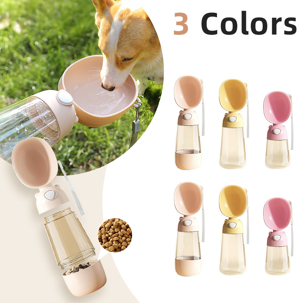 Portable Dog Water Bottle Food And Water Container For Pet Pets Feeder Bowl Outdoor Travel Drinking Bowls Water Dispenser - 𝓢𝓱𝓸𝓹𝓵𝓮𝓬𝔂