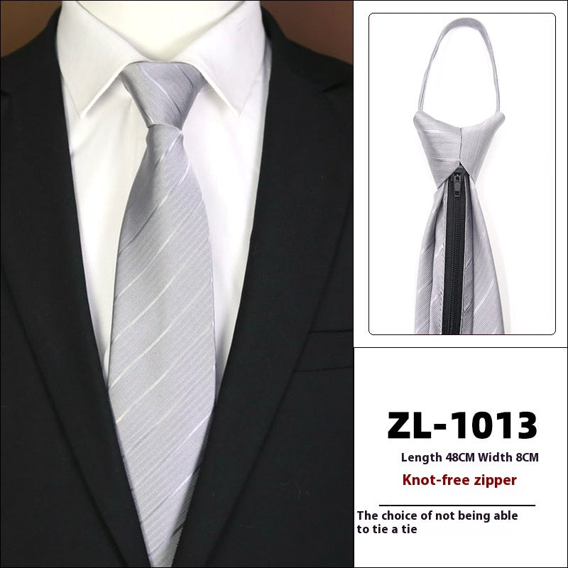 Men's Formal Wear Business Zipper Tie-free - 𝓢𝓱𝓸𝓹𝓵𝓮𝓬𝔂