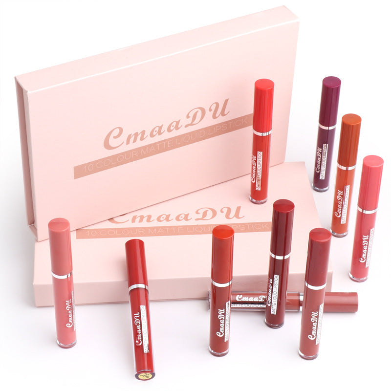 Women's Non-stick Cup Waterproof Matte Lipstick - 𝓢𝓱𝓸𝓹𝓵𝓮𝓬𝔂