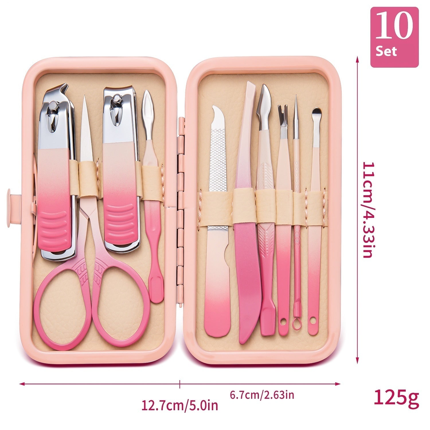 Gradient Color Nail Clippers Suit Stainless Steel Nail Clippers Cuticle Nipper - 𝓢𝓱𝓸𝓹𝓵𝓮𝓬𝔂