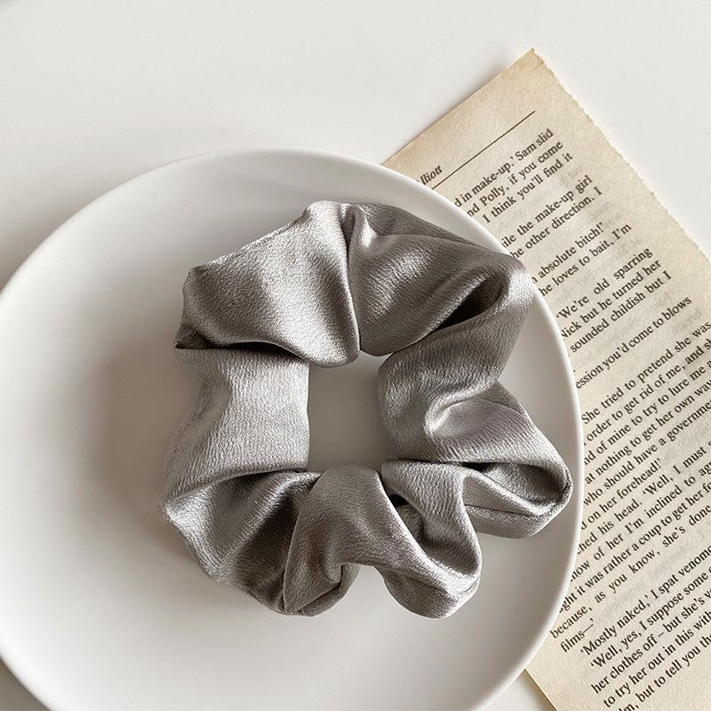 Simple satin retro large intestine loop hair rope - 𝓢𝓱𝓸𝓹𝓵𝓮𝓬𝔂