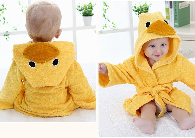 Cartoon Cute Animal Modeling Baby Bath Towels Baby Bathrobes Cotton Children's Bathrobes Baby Hooded - 𝓢𝓱𝓸𝓹𝓵𝓮𝓬𝔂