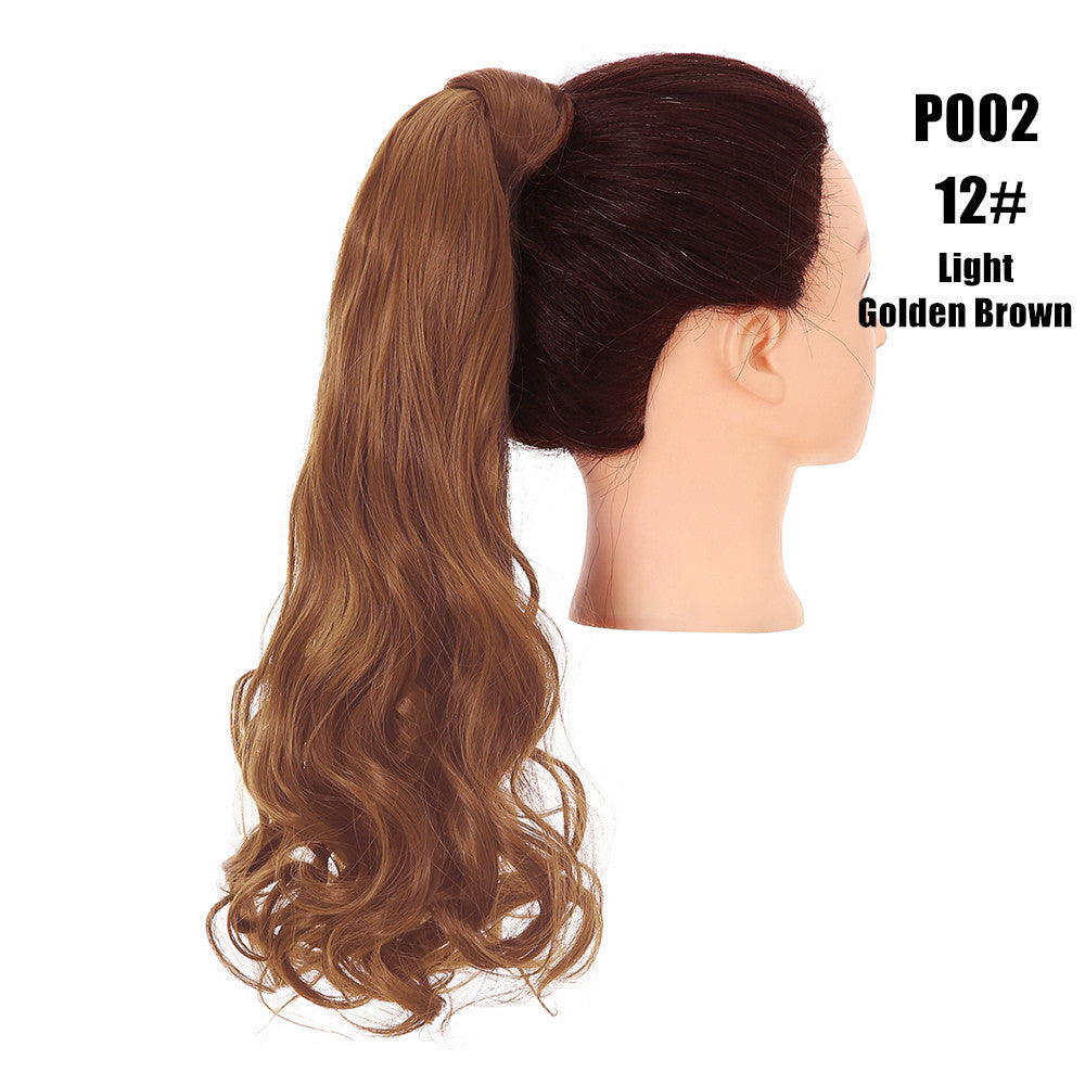 European And American Style Wig Fluffy Natural Ponytail - 𝓢𝓱𝓸𝓹𝓵𝓮𝓬𝔂