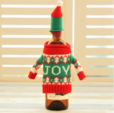 Knitted Christmas Bottle Set - 𝓢𝓱𝓸𝓹𝓵𝓮𝓬𝔂