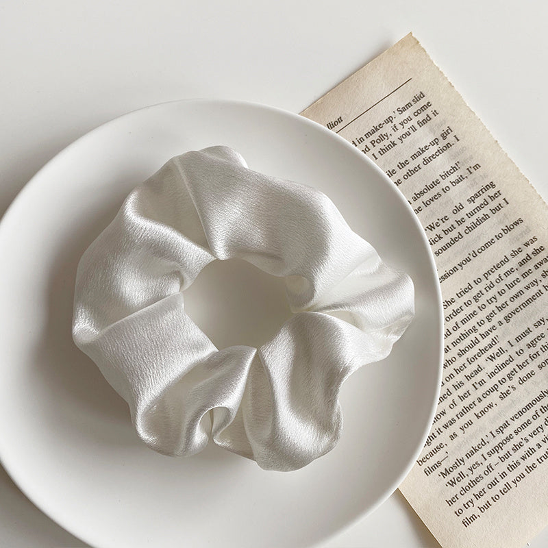 Simple satin retro large intestine loop hair rope - 𝓢𝓱𝓸𝓹𝓵𝓮𝓬𝔂