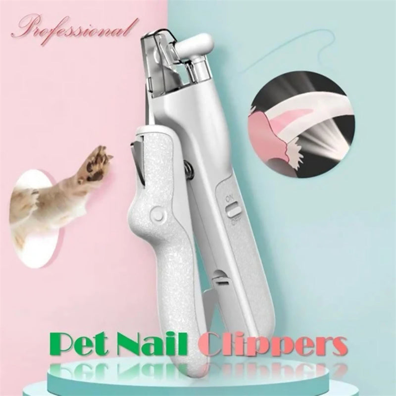 Pet Nail Clippers With LED Light Dogs Cat Nail Scissors Professional Trimmer Tool Care Grooming Supplies - 𝓢𝓱𝓸𝓹𝓵𝓮𝓬𝔂
