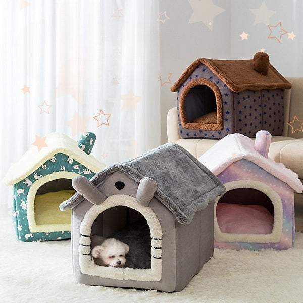 Pet Bed Small Dog Teddy Cat Litter Four Seasons Universal Dog House Dog Bed Pets Supplies - 𝓢𝓱𝓸𝓹𝓵𝓮𝓬𝔂