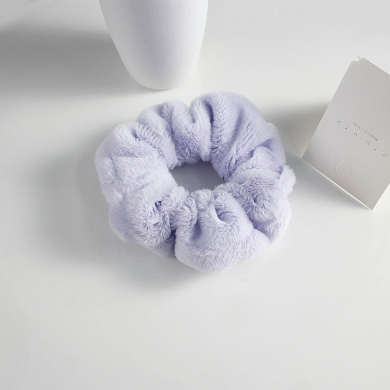 Girly cute plush large intestine hair tie hair rope - 𝓢𝓱𝓸𝓹𝓵𝓮𝓬𝔂