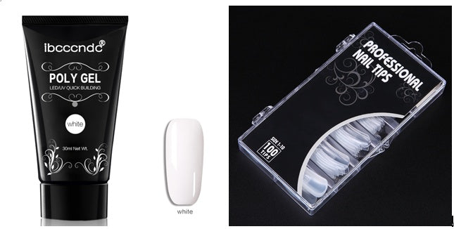 Painless And Rapid Extension Of Crystal Glue100-piece Boxed With Scaled Nail Crystal - 𝓢𝓱𝓸𝓹𝓵𝓮𝓬𝔂