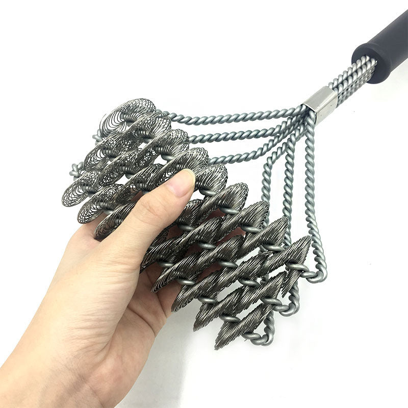 Barbecue Grill BBQ Brush Clean Tool Stainless Steel Wire Bristles Non-stick Cleaning Brushes - 𝓢𝓱𝓸𝓹𝓵𝓮𝓬𝔂