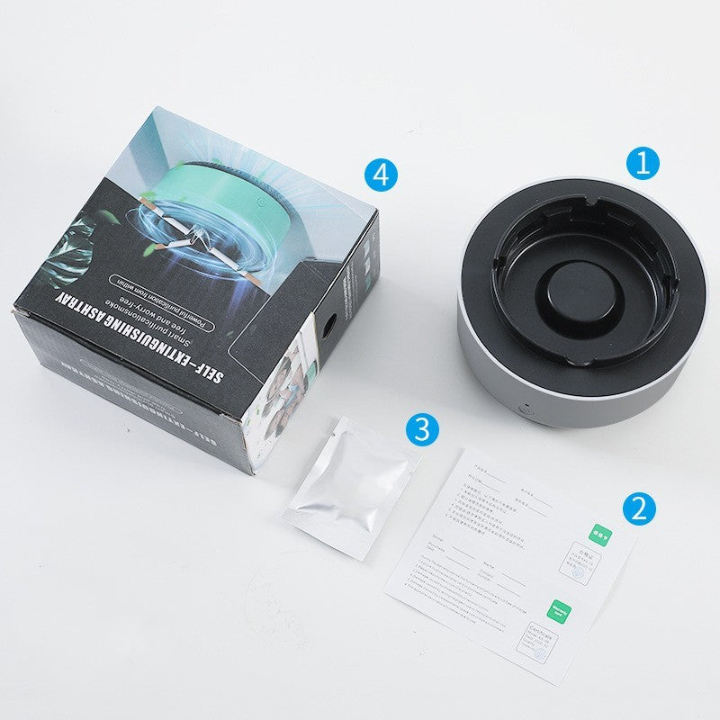 Smoke Removal Air Purification Ashtray Anion Purification Practical Automatic Purifier Ashtray Portable Gadgets For Car Ashtray - 𝓢𝓱𝓸𝓹𝓵𝓮𝓬𝔂