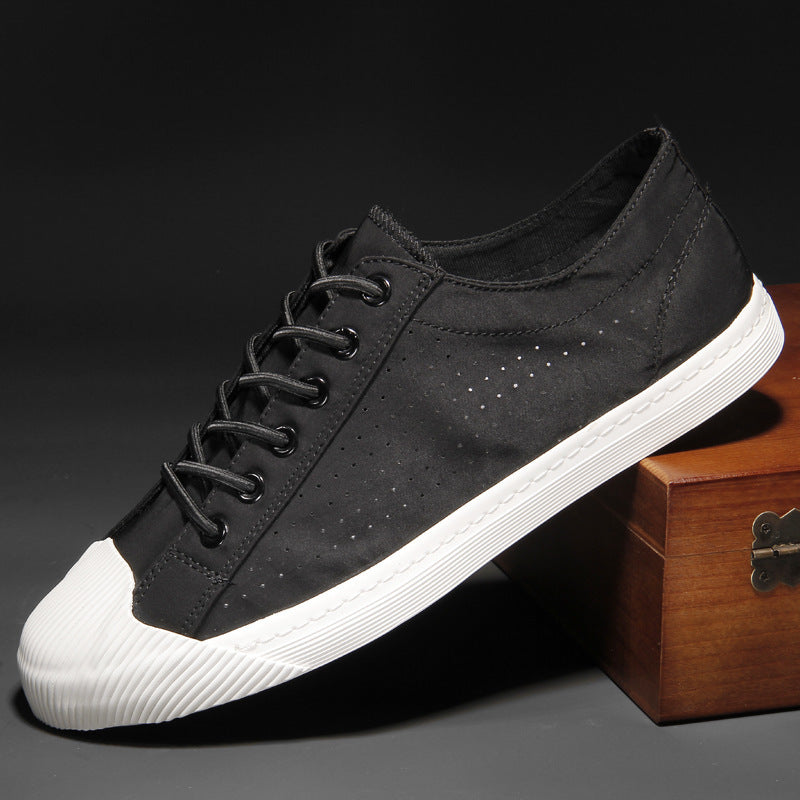 Summer New Men's Slip-on Breathable Canvas Shoes Soft Comfortable Low-top Board Shoes - 𝓢𝓱𝓸𝓹𝓵𝓮𝓬𝔂